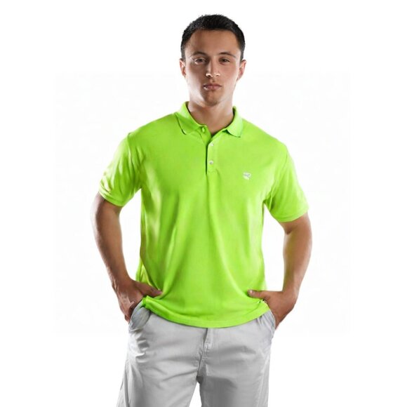SOUTHPOLE Men's Lime Green Polo Shirt Size LARGE - Picture 1 of 8